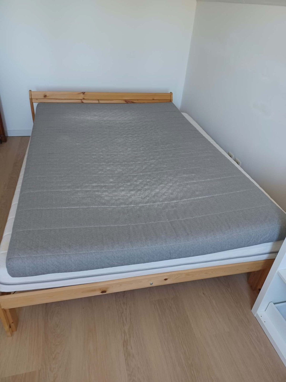Bed twijfelaar afmetingen met matras, Maison & Meubles, Enlèvement, Utilisé, Queen size