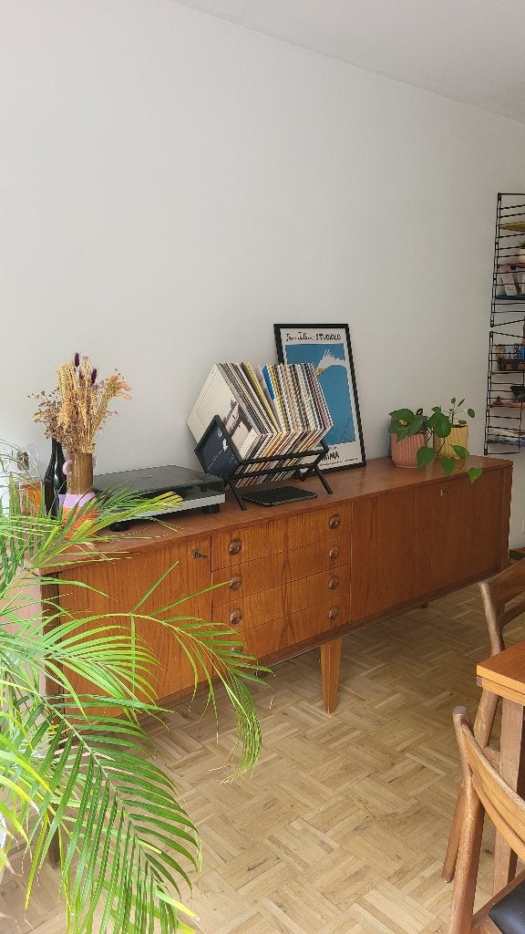 Berner Huwil - mid-century - dressoir - teak, Ophalen, Gebruikt, Jaren 60 mid-century, Teakhout