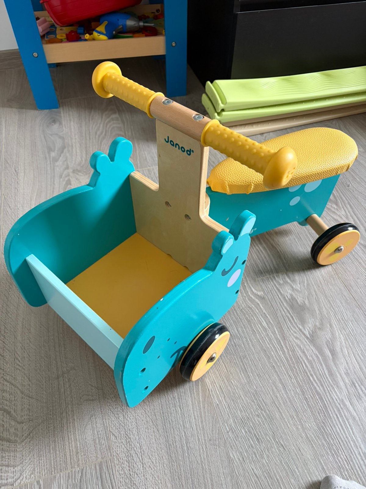 Janod Houten Bakfiets, Ophalen, Zo goed als nieuw