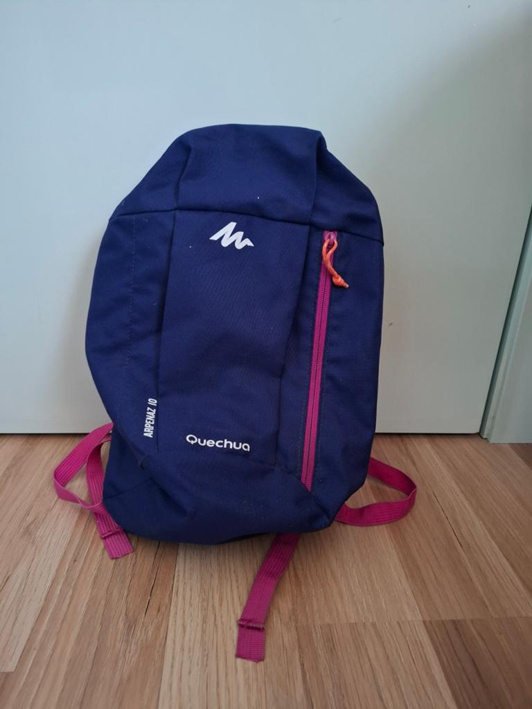 Sport rugzakje in het paars met roze, Verzenden, Gebruikt, Overige merken