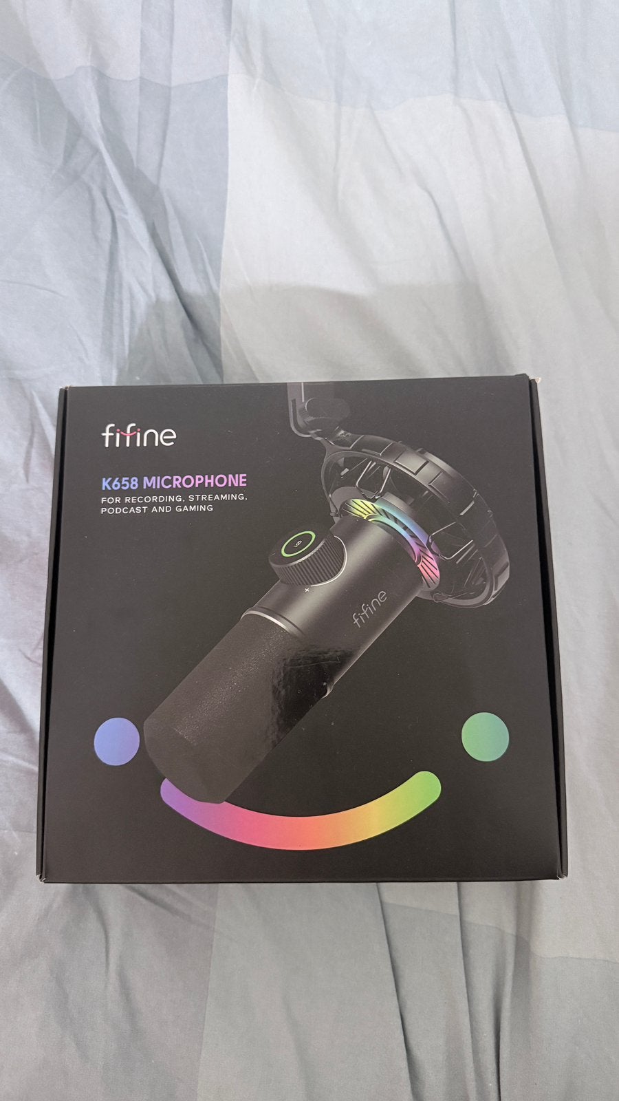 Micro Fifine K658, Enlèvement ou Envoi, Fonction muet du microphone, Utilisé, Filaire