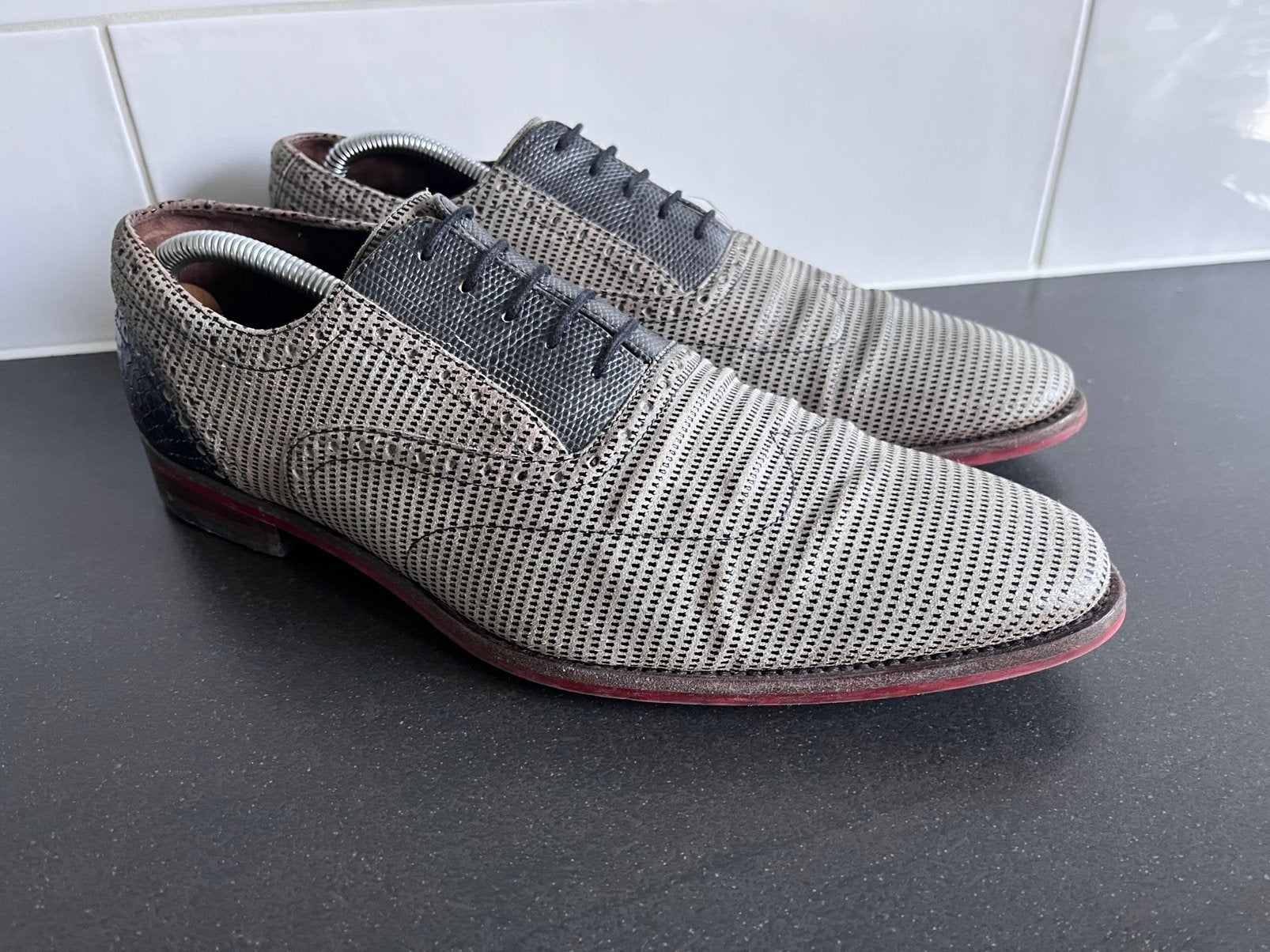 Floris van Bommel herenschoenen maat 8.5 / 42.5, Kleding | Heren, Schoenen, Ophalen of Verzenden, Zo goed als nieuw, Overige kleuren