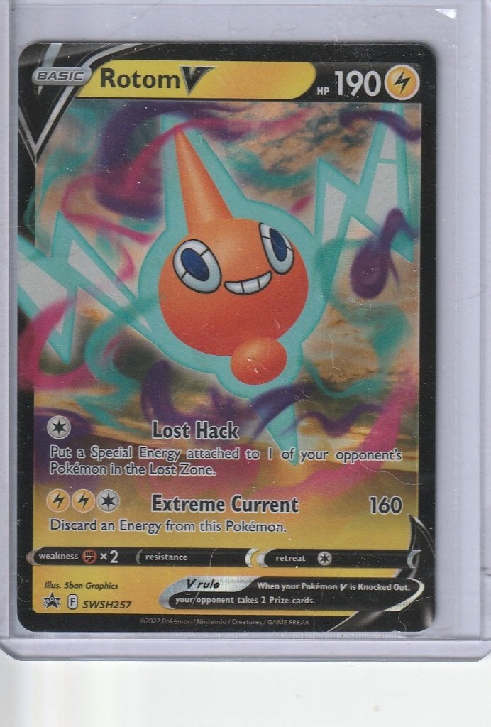 Rotom V SWSH257 - Promo / Lost Origin (Anglais / Near Mint), Hobby & Loisirs créatifs, Jeux de cartes à collectionner | Pokémon