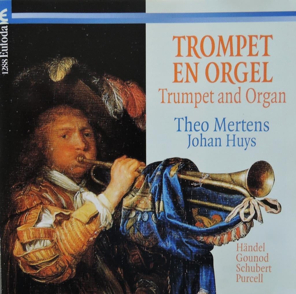Muziek voor trompet en orgel - Mertens / Huys - Eufoda - DDD, Ophalen of Verzenden, Zo goed als nieuw, Kamermuziek