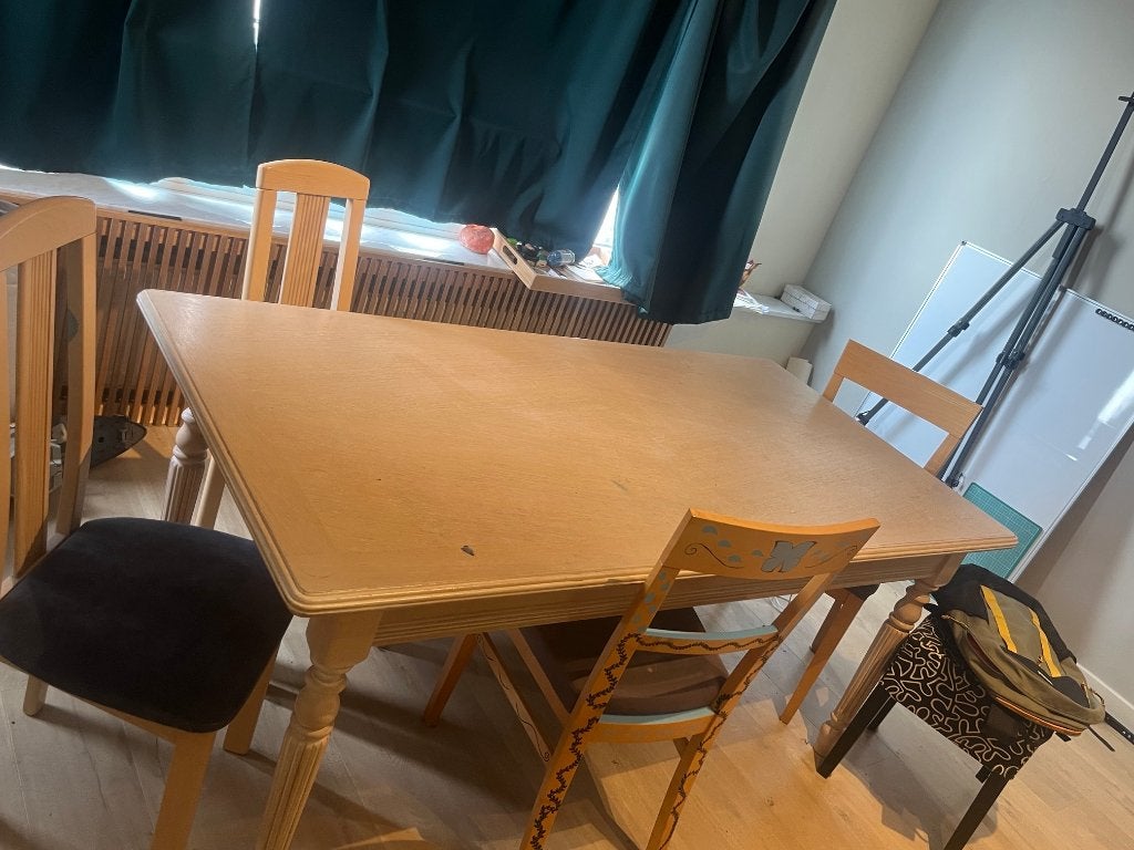 Grande Table à manger, Maison & Meubles, Tables | Tables à manger, 50 à 100 cm, 150 à 200 cm, Cinq personnes ou plus, Rectangulaire