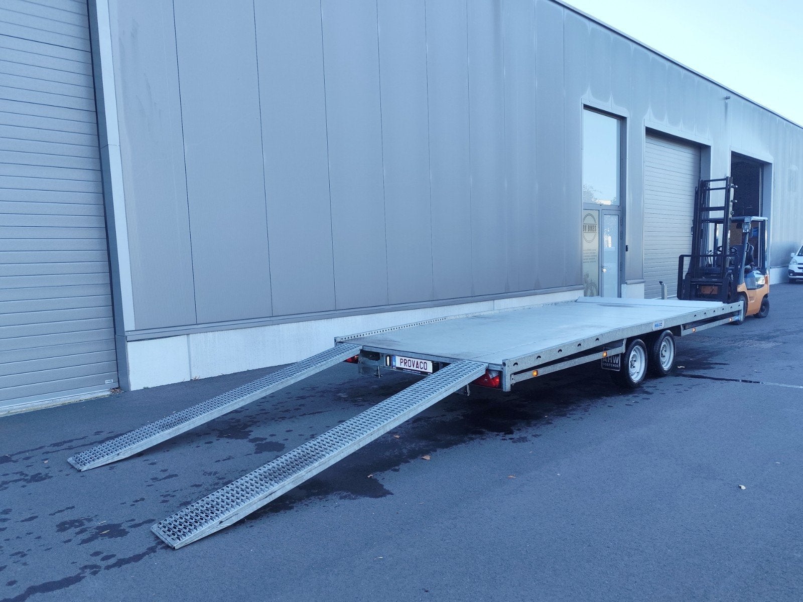 autotrailer HULCO CARAX-2 3500kg topokkasie 207x540cm, Auto diversen, Ophalen, Zo goed als nieuw