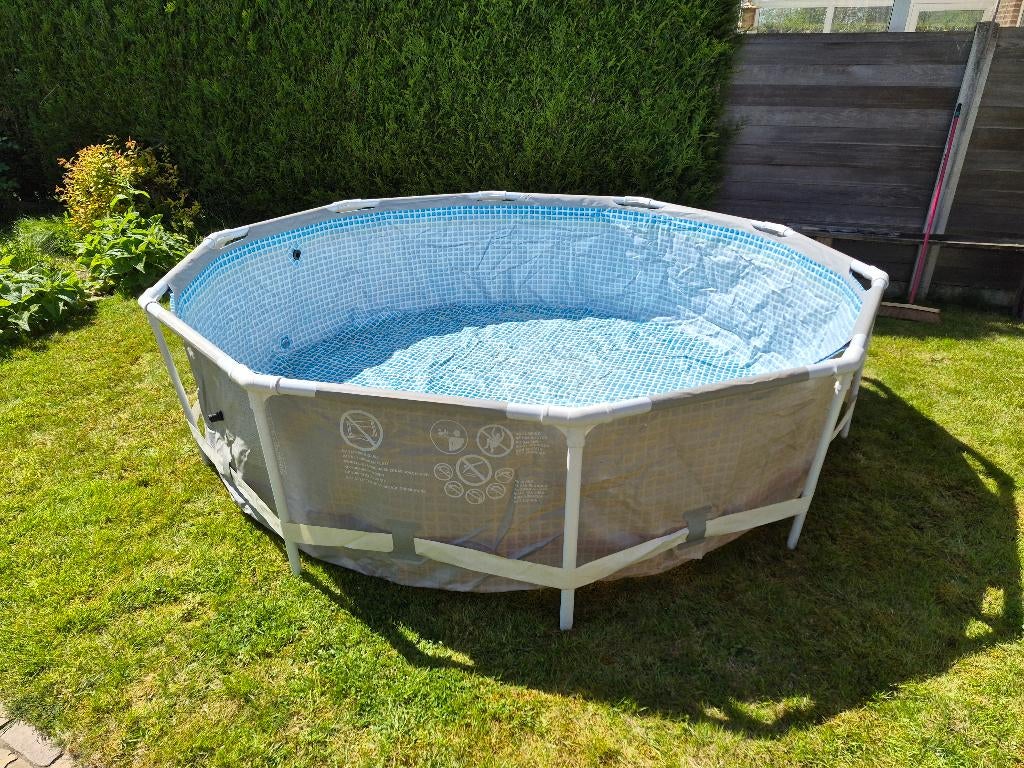 Zwembad set. Intex 305cm, Tuin en Terras, Ophalen, Gebruikt, Minder dan 80 cm, Rond