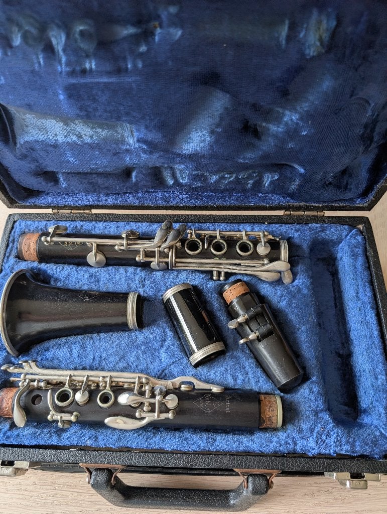 Klarinet Noblet, Muziek en Instrumenten, Gebruikt, Met koffer, Hout, Ophalen