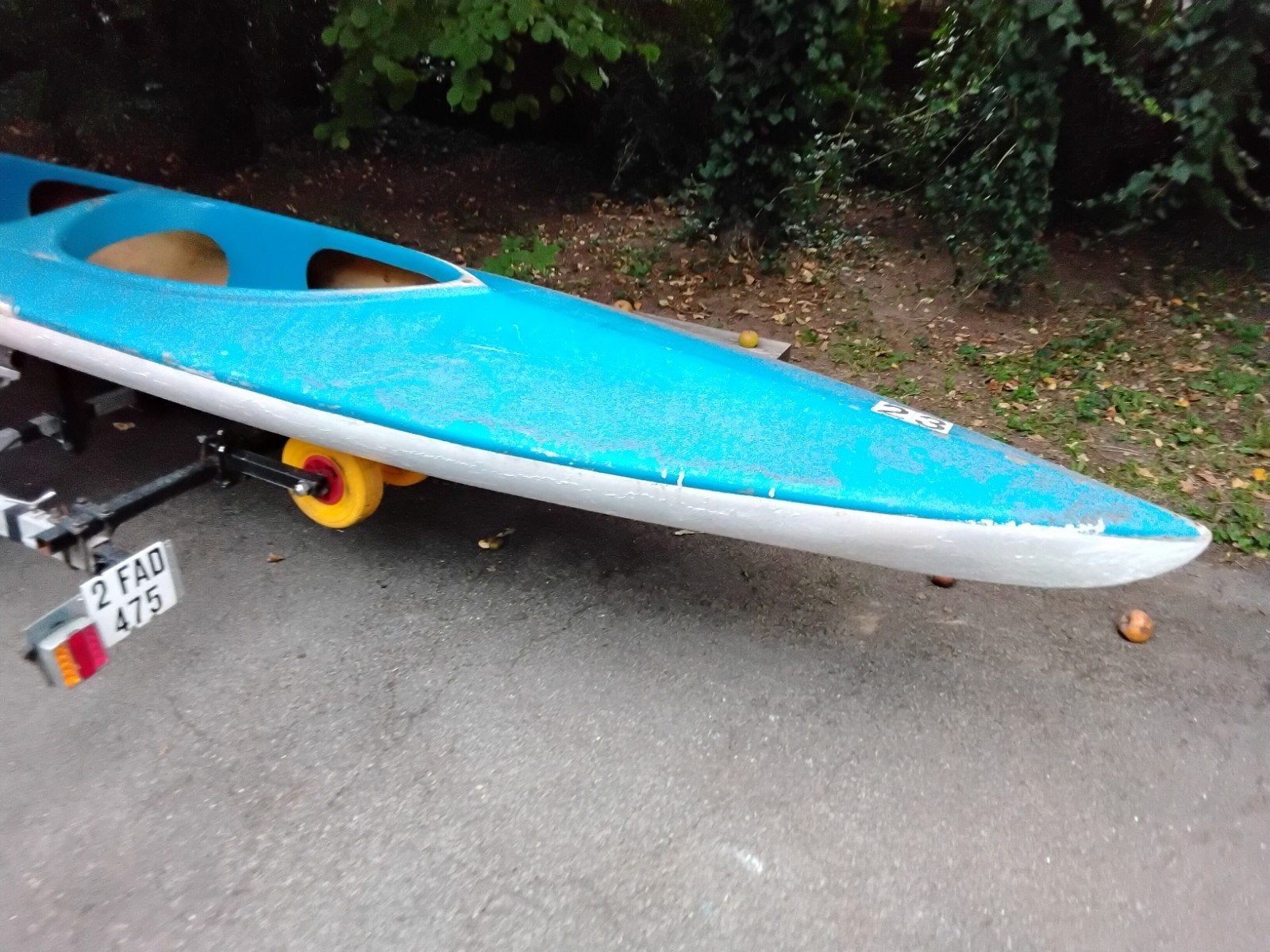 Kayak double en fibre de verre (longue sortie/exploration), Watersport en Boten, Ophalen, Kajak