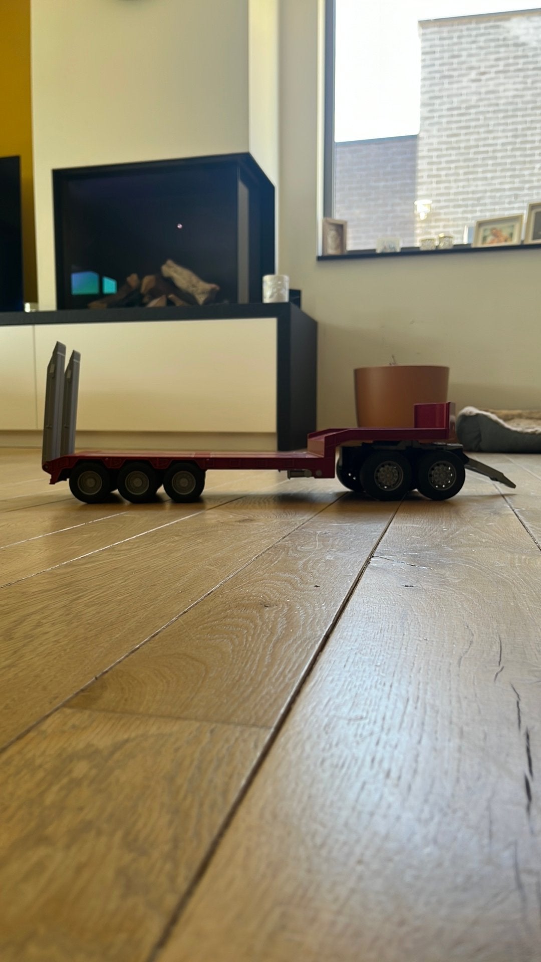 Bruder aanhanger, Hobby en Vrije tijd, Modelauto's | 1:50, Ophalen, Zo goed als nieuw