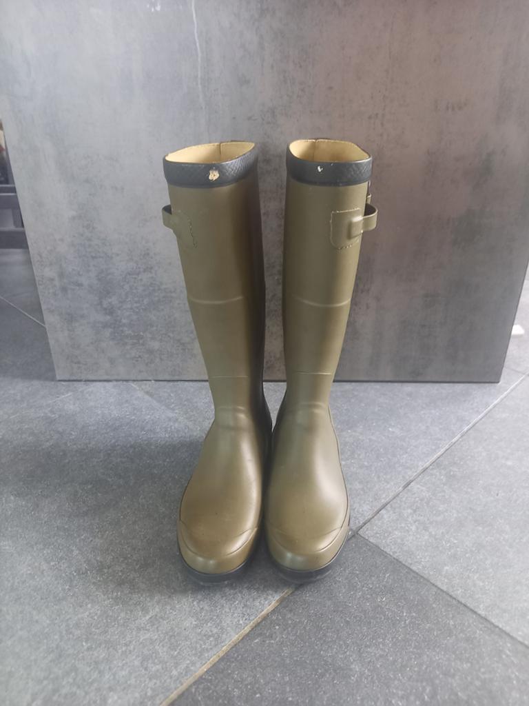 Bottes caoutchouc AIGLE taille 41, Jardin & Terrasse, Vêtements de travail, Enlèvement ou Envoi, Bottes