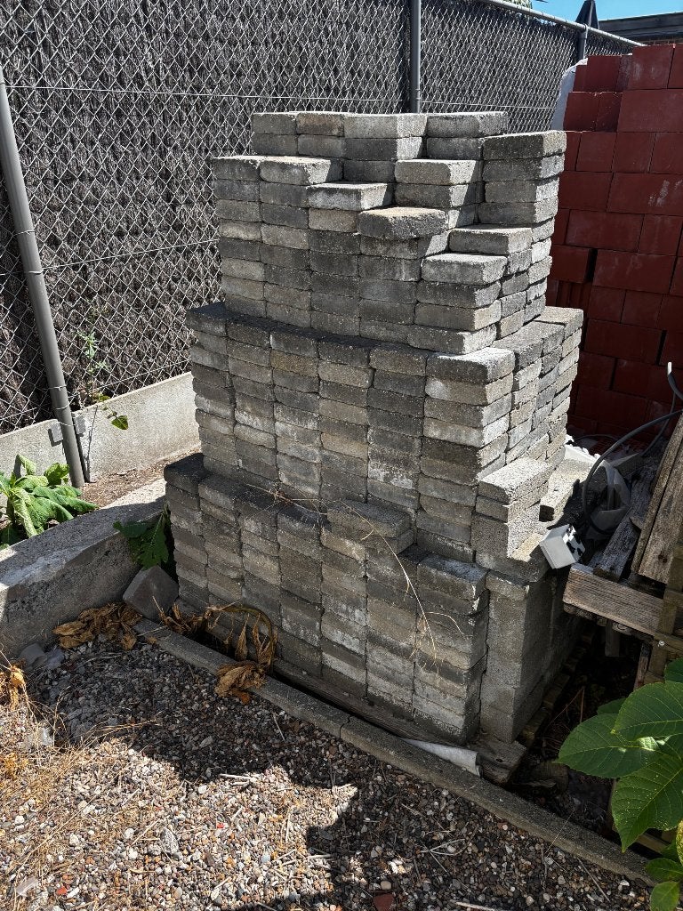 Klinkers 700 stuks 15x15, Ophalen, Nieuw, Beton, Klinkers