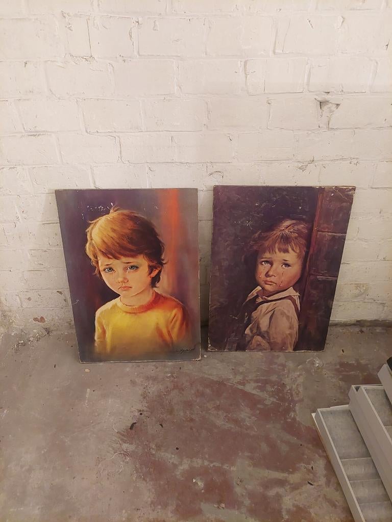 L'enfant qui pleure, Antiek en Kunst, Ophalen