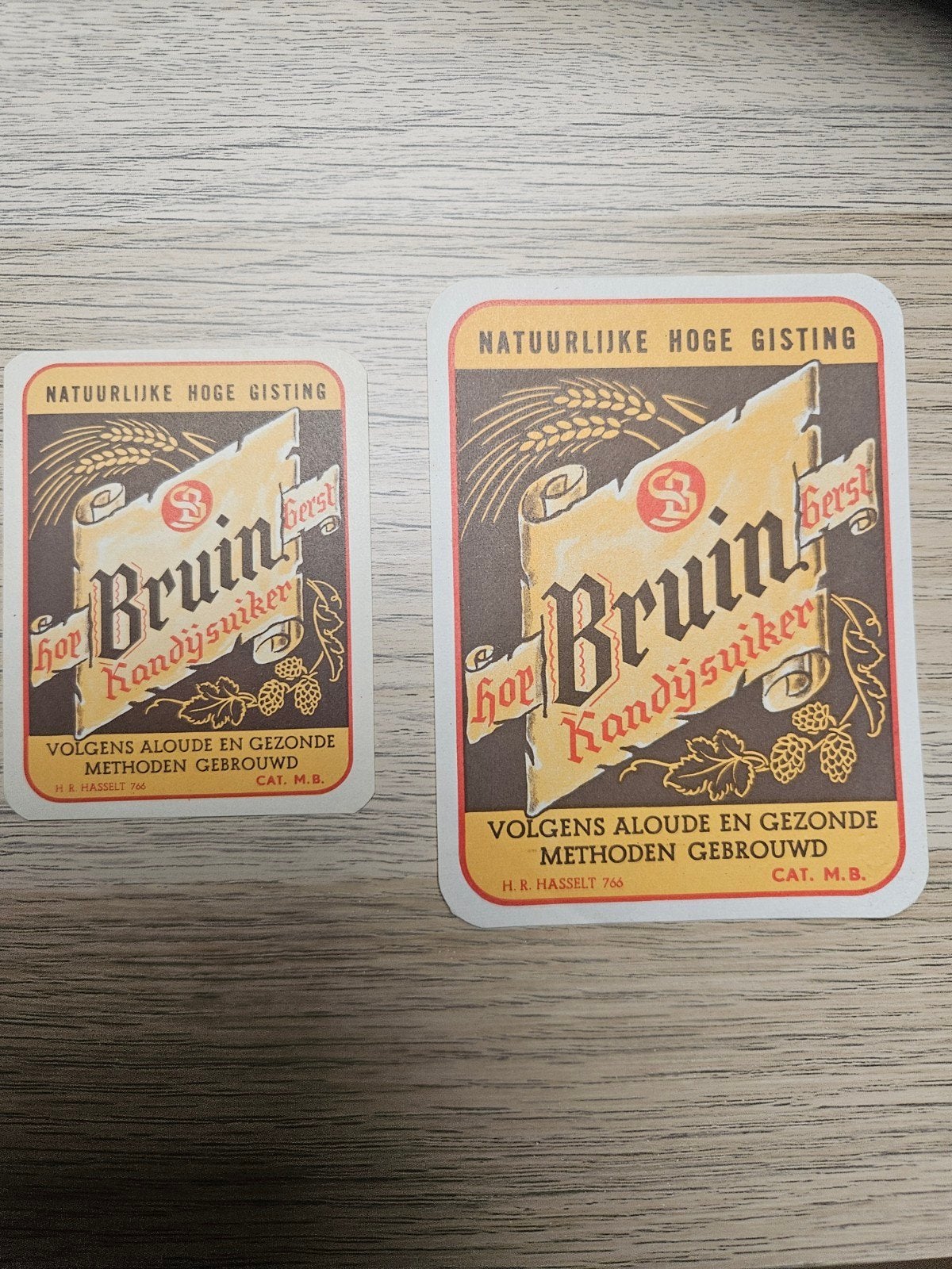 vieilles étiquettes de bière | Sampermans Hasselt, Collections, Enlèvement ou Envoi