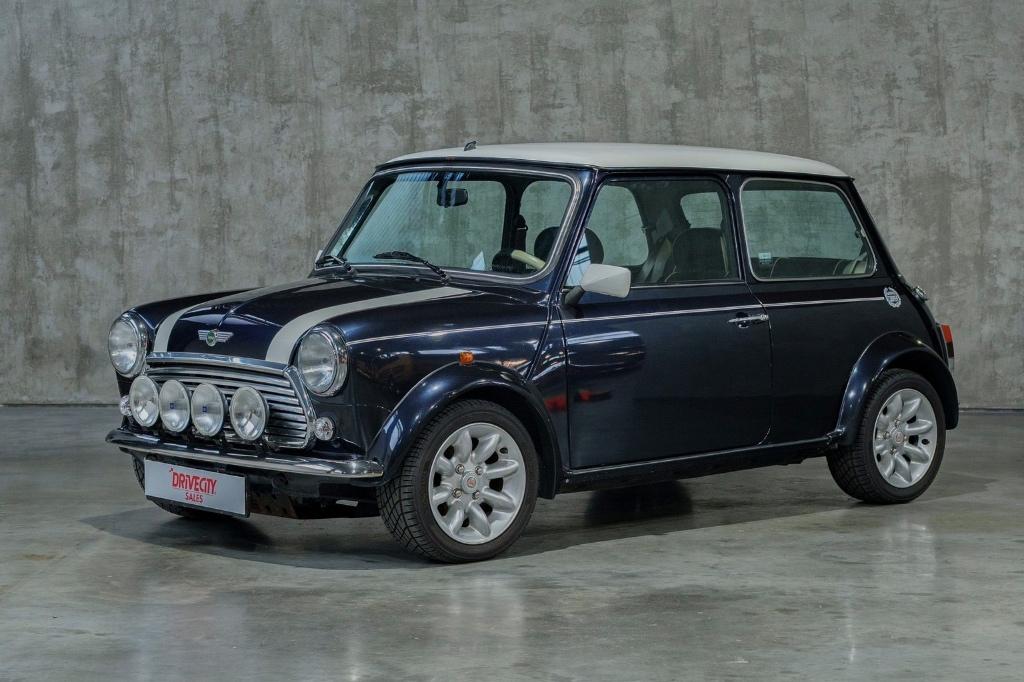 Rover Mini Cooper-sportpakket 1998, Auto's, Voorwielaandrijving, 4 zetels, 4 cilinders, Blauw
