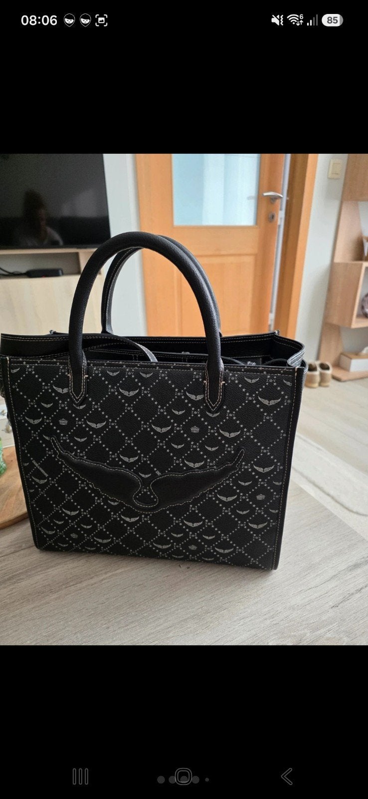 sac zadig et voltaire angeltote monogram, Bijoux, Sacs & Beauté, Enlèvement, Neuf, Noir, Sac à main