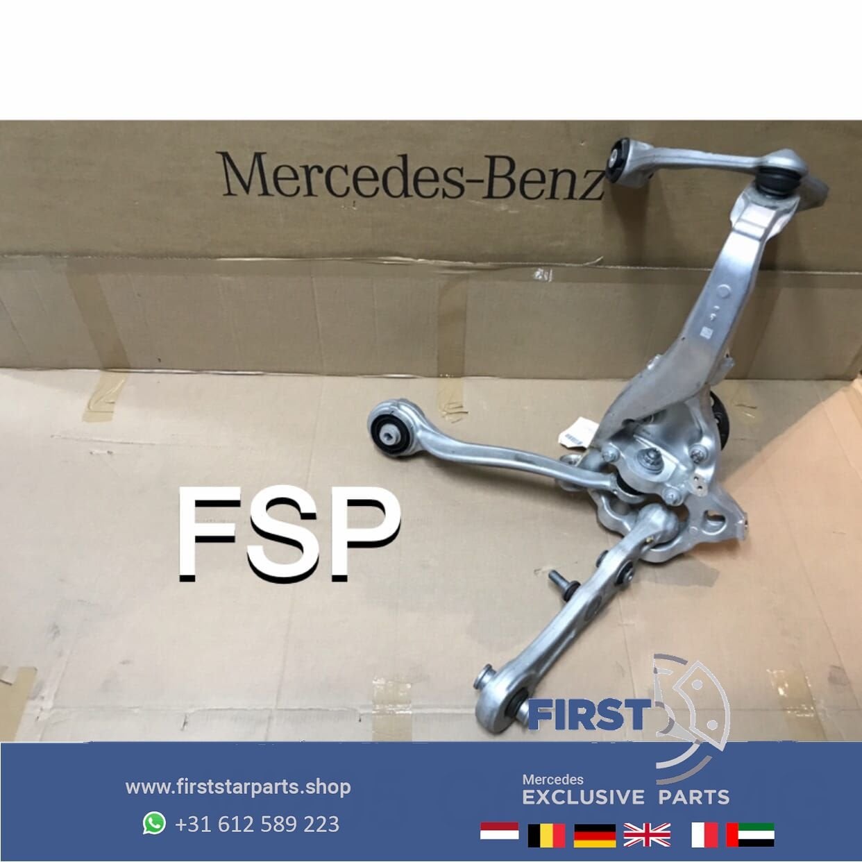 W205 C63s AMG wielophanging LINKS VOOR C KLASSE 63 2014-2020, Utilisé, -, -, Enlèvement ou Envoi