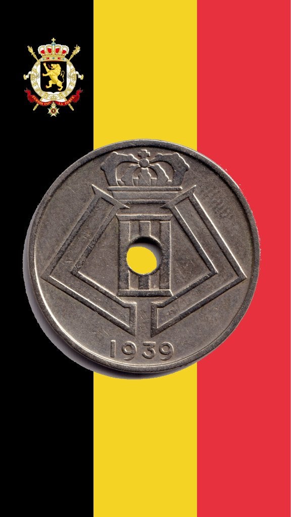 25 cent 1939 FR/VL (MEDAILLESLAG!) - Leopold III, Postzegels en Munten, Munten | België, Verzenden, Losse munt
