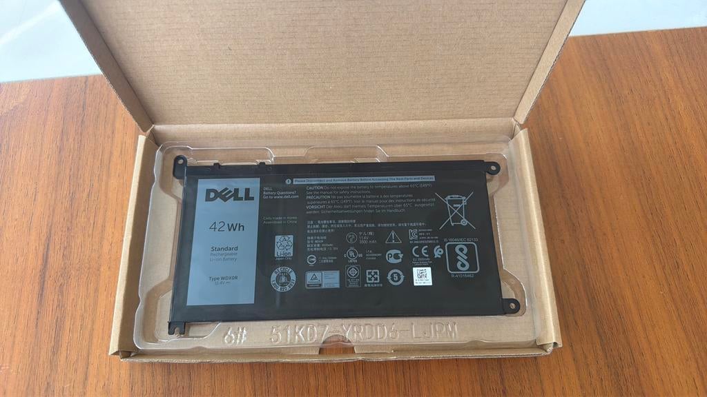 Dell Battery WDXOR For Dell Inspiron 13 15 5000 7000 series, Computers en Software, Windows Laptops, Ophalen, Nieuw