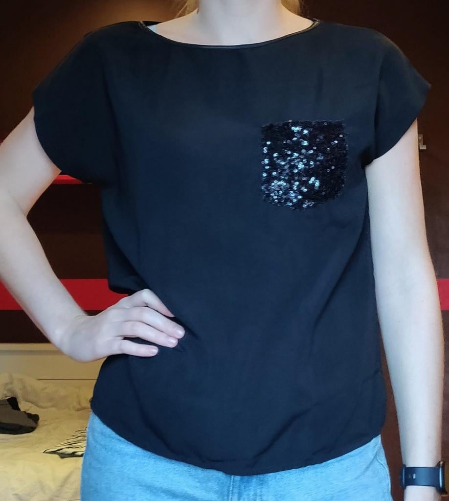 T-shirt JBC maat 38, Ophalen of Verzenden, Maat 38/40 (M), Zwart