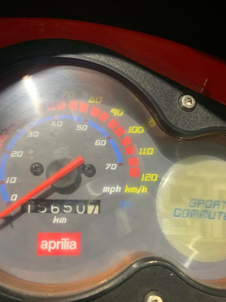 Aprilia sr 50 ac, Enlèvement, SR 50