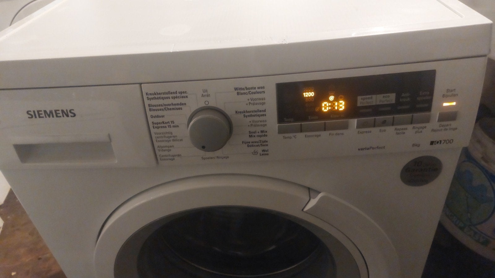 wasmachine siemens 8kg A+++, Enlèvement ou Envoi