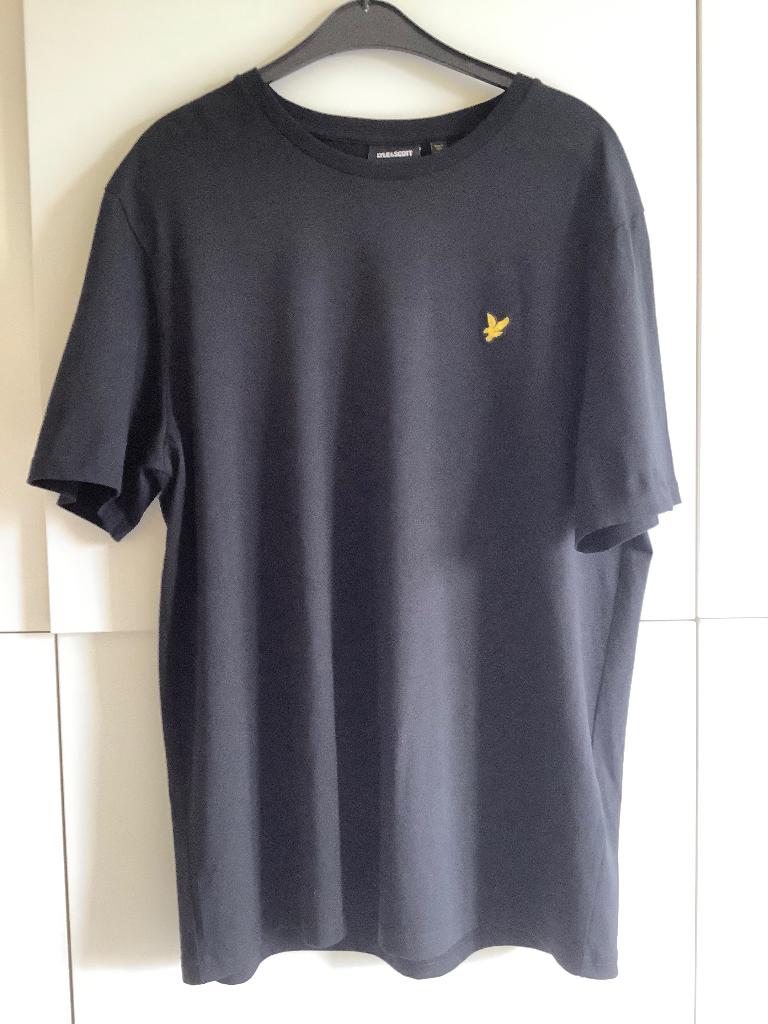 T-Shirt Lyle & Scott Zwart XL, Zwart, Maat 56/58 (XL), Ophalen of Verzenden, Zo goed als nieuw