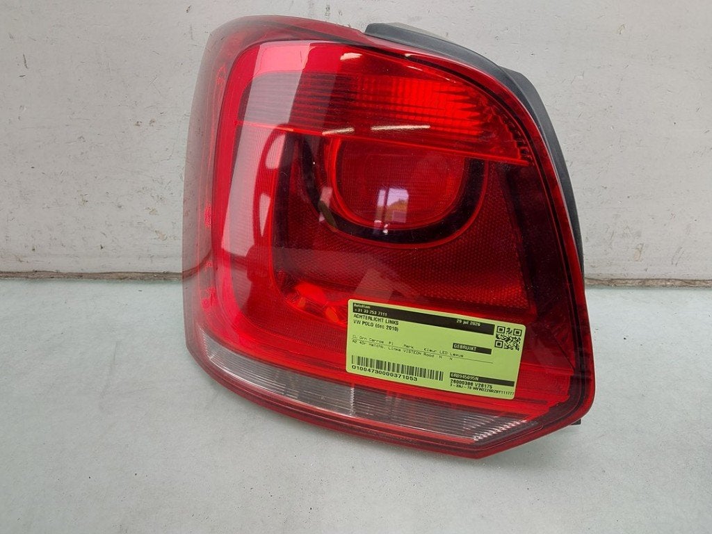 FEU ARRIÈRE GAUCHE Volkswagen Polo V (6R) (01-2009/05-2022), Amalienbadstr. 41a
76227  Karlsruhe, DE, Visteon Electronics Germany GmbH
