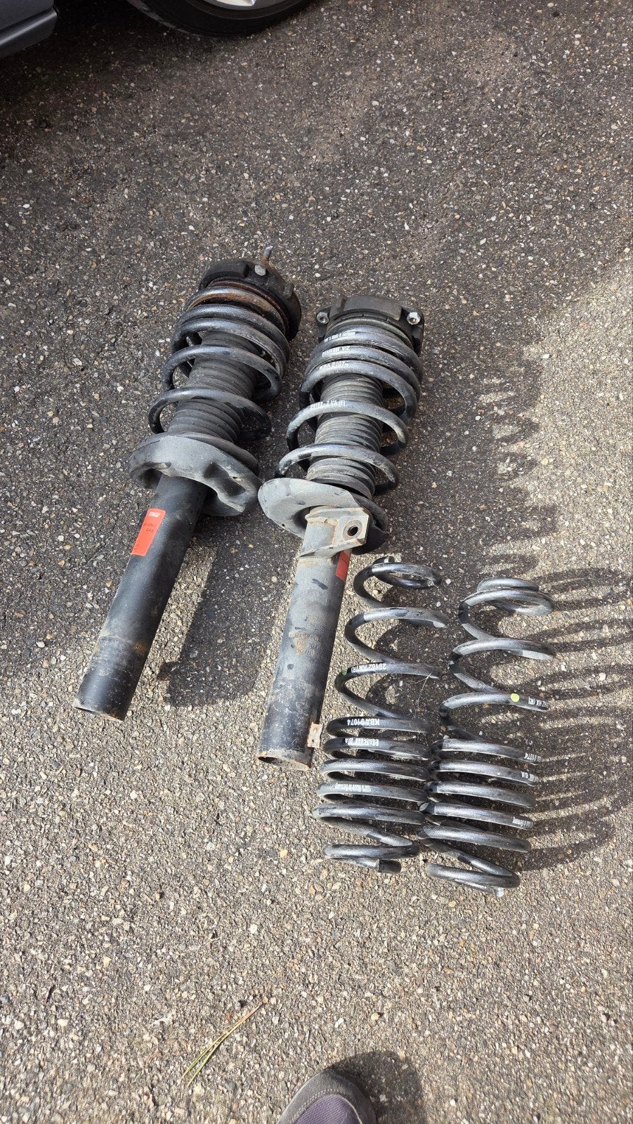Verlaging set h&r -3,5 golf/passat/a3 etc, Auto-onderdelen, Ophalen, Audi