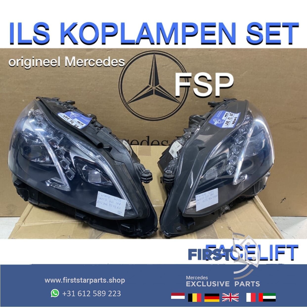 W212 Facelift LED ILS KOPLAMPEN SET Mercedes E Klasse 2011-2