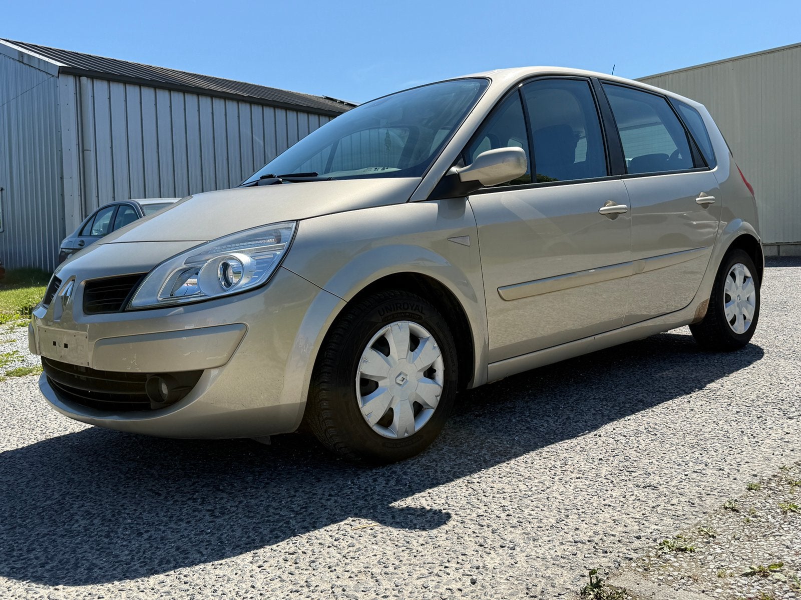 Renault Scenic 1.6i Automatique 103000km, Capteur de stationnement, 82 kW, Entreprise, Beige
