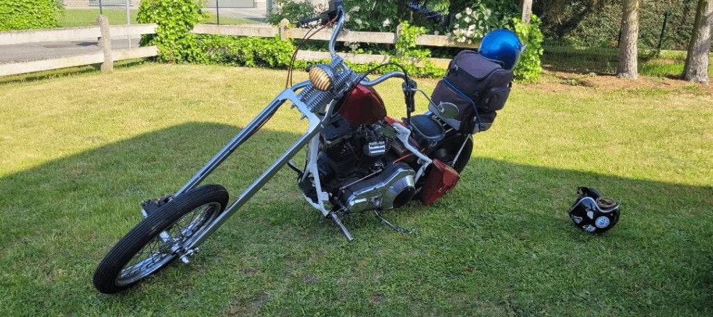 Harley Davidson FXR chopper, Motoren, Ophalen, Gereviseerd