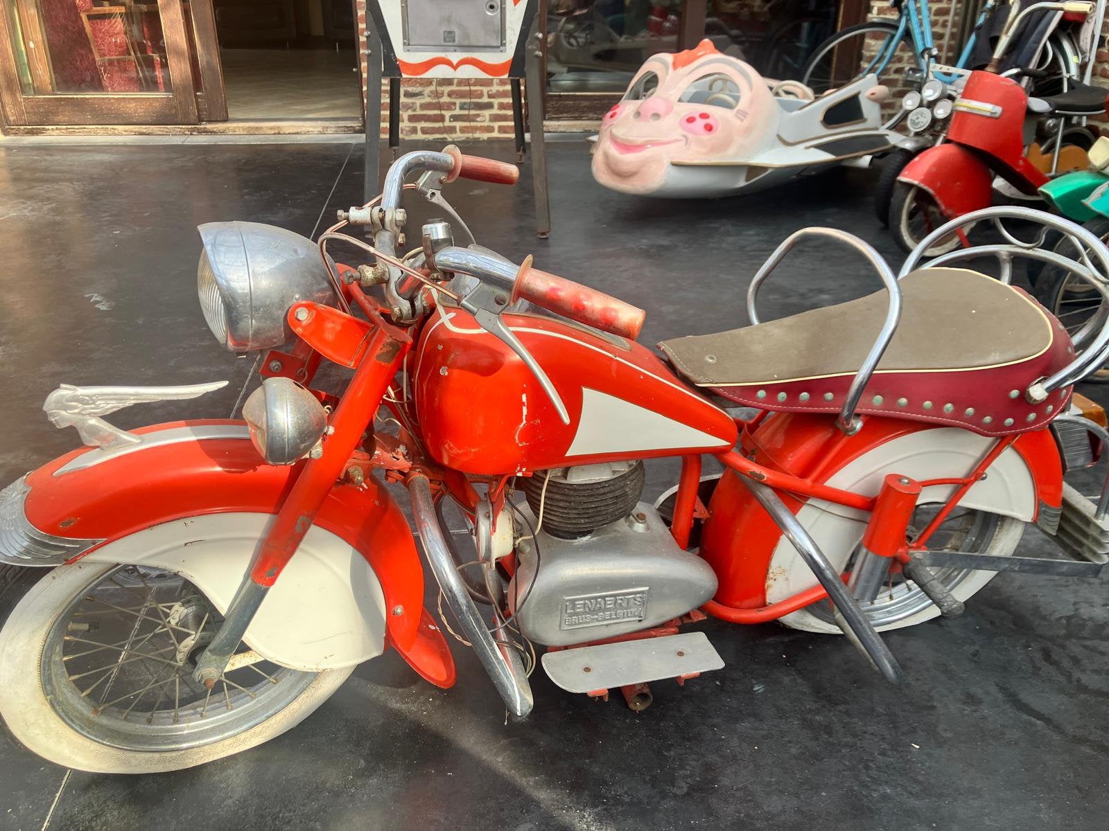 Vintage Lenaerts kermismotor – uniek verzamelstuk, Enlèvement