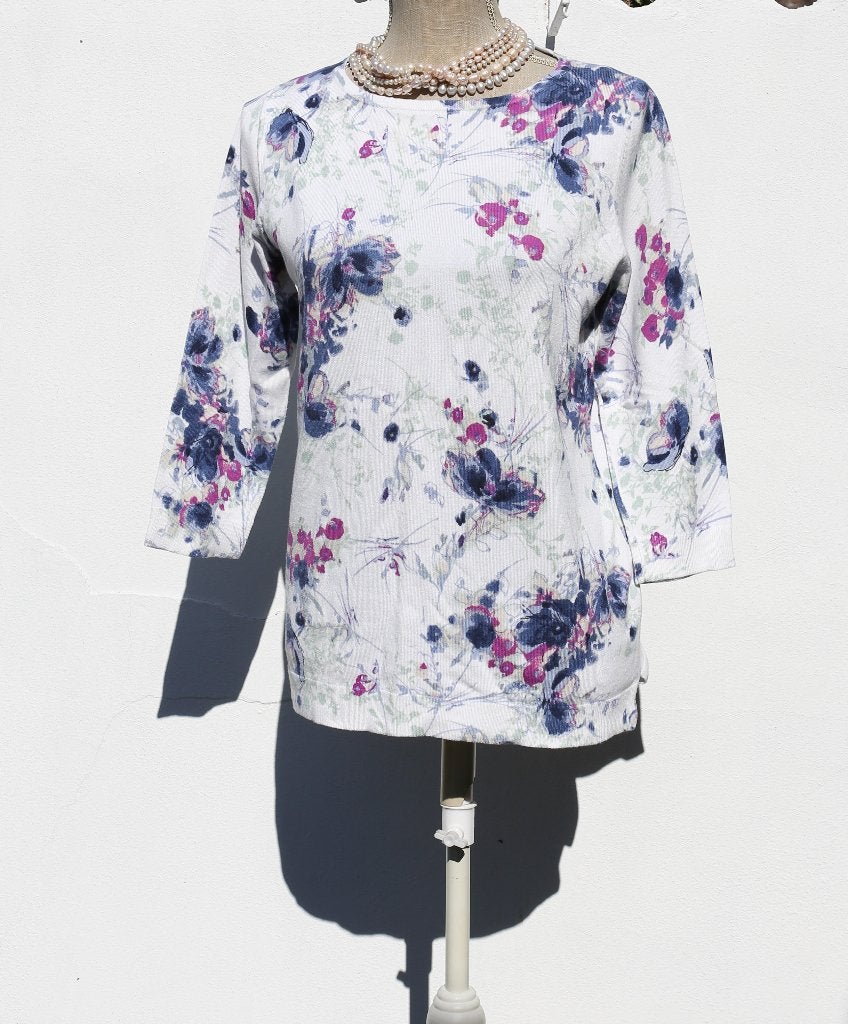 Trui met bloemenprint maat 40-42, Kleding | Dames, Per Una, Ophalen of Verzenden, Zo goed als nieuw, Maat 38/40 (M)