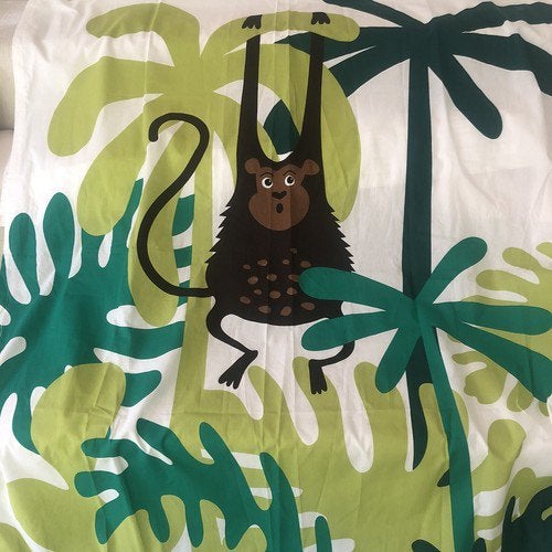 Gordijnen voor kinderkamer, junglethema, Groen, Ophalen, IKEA
