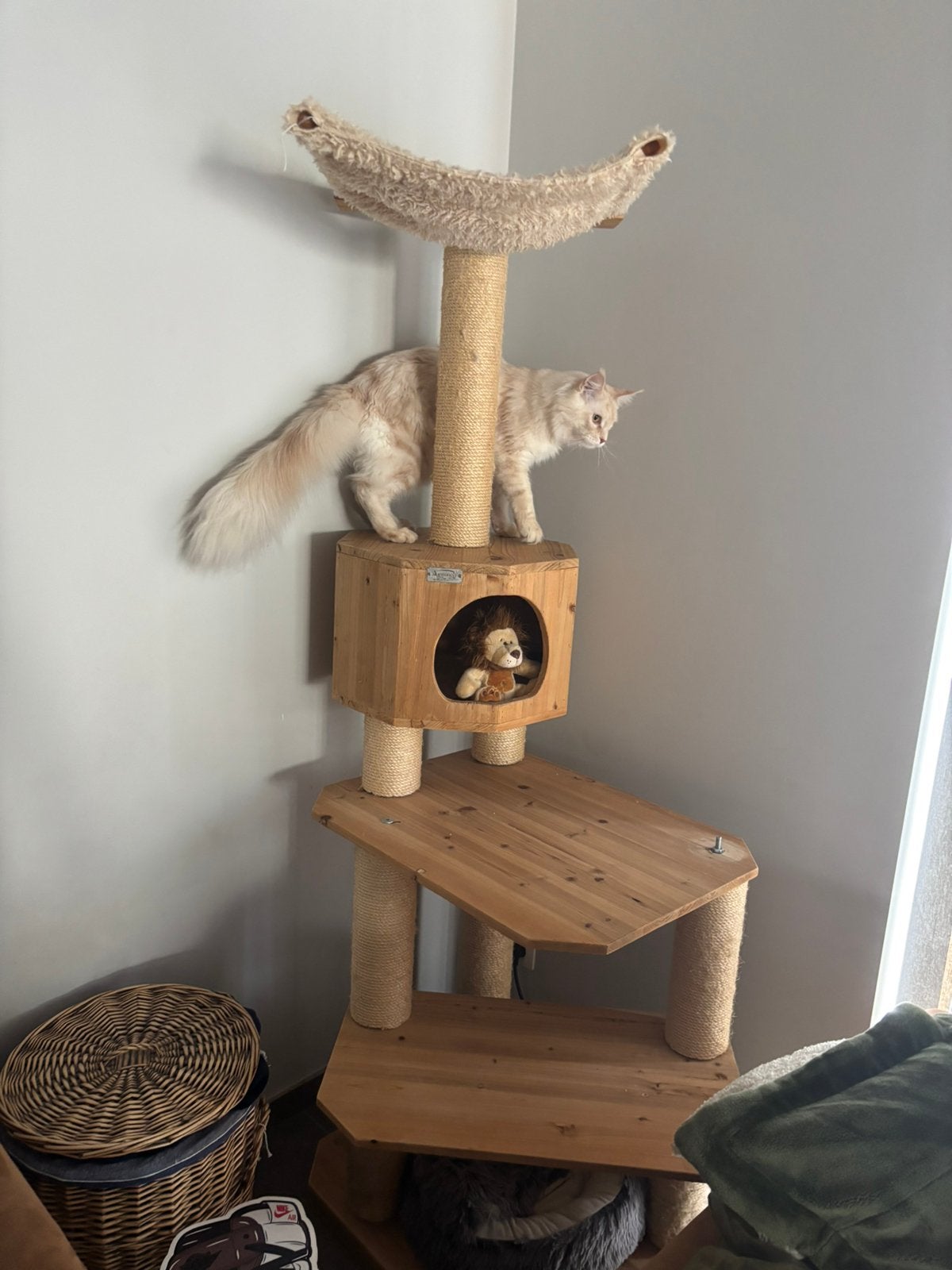 Krabpaal voor grote katten 1.90m, Animaux & Accessoires, Meubles griffoirs pour chats, Enlèvement, Comme neuf