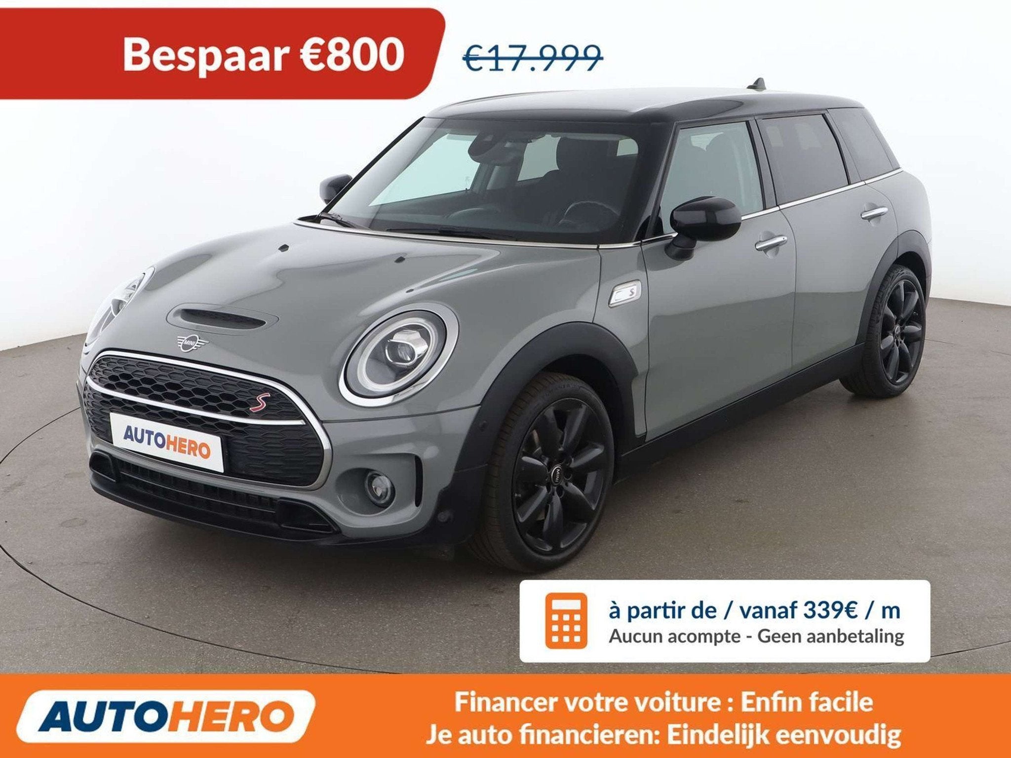 MINI Cooper S Clubman Cooper S (bj 2019, automaat), Auto's, Stof, Gebruikt, 141 kW, 156 g/km