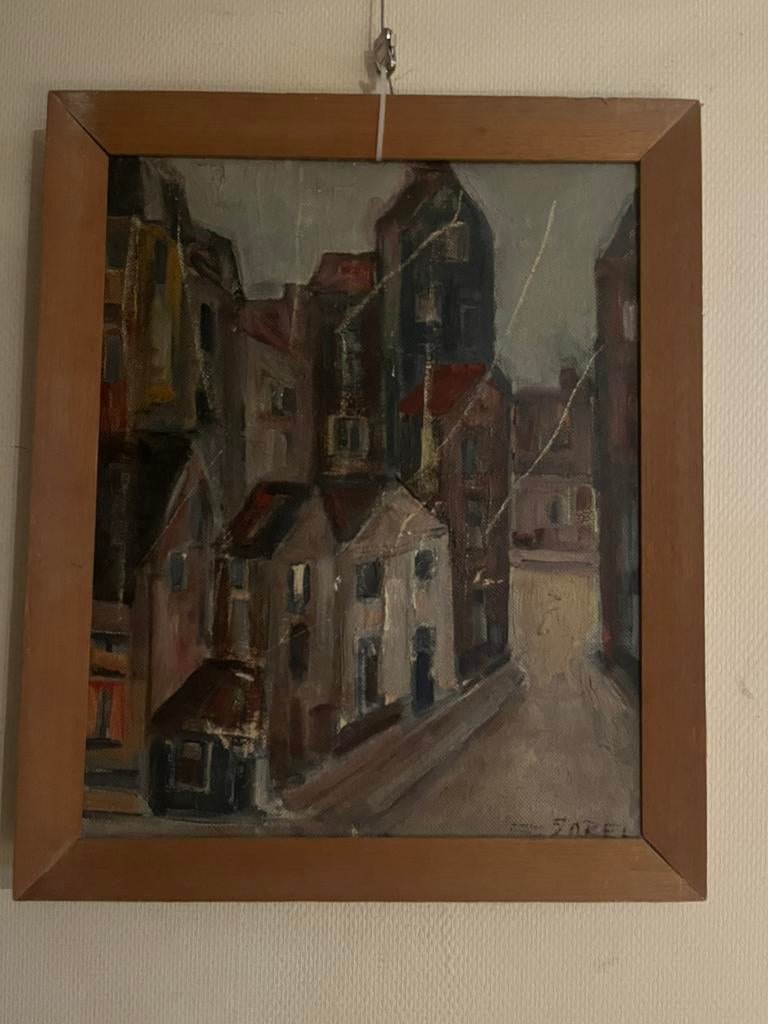 Schilderij Gustaaf Sorel, Ophalen
