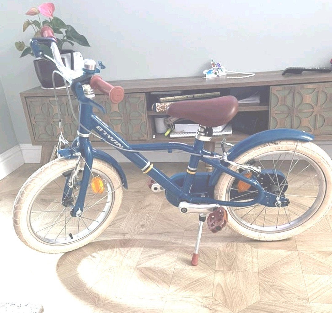 B-twin fiets van kids 3 tot 5, Ophalen, Gebruikt, Velgrem, B-Twin