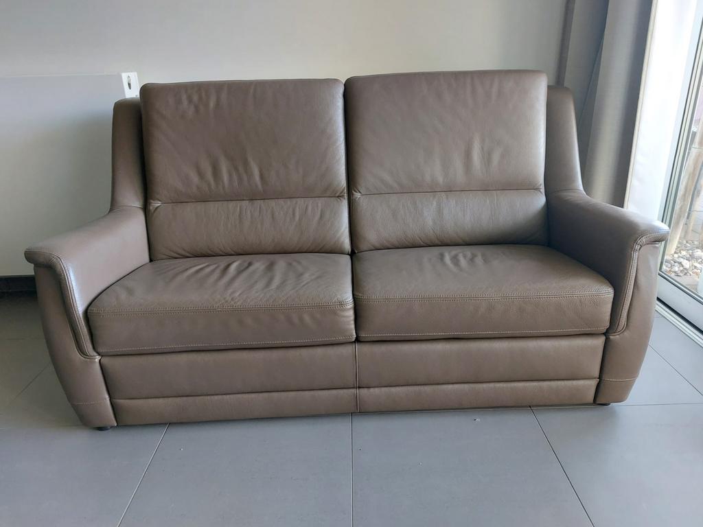 Lederen zetel - goede staat, Ophalen, Zo goed als nieuw, Leer