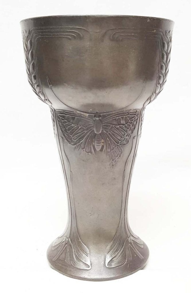 Tasse en étain - Jugendstil - Hugo Leven., Enlèvement ou Envoi