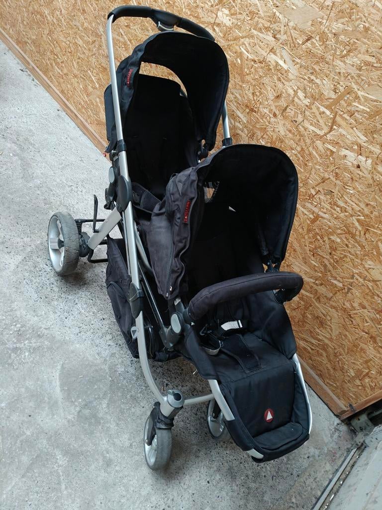 Poussette double, Enlèvement, Utilisé, Poussette combi, Voiture duo