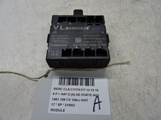 UNITE ELECTRONIQUE Mercedes-Benz CLA (117.3) (A1669000118), Utilisé, Mercedes-Benz