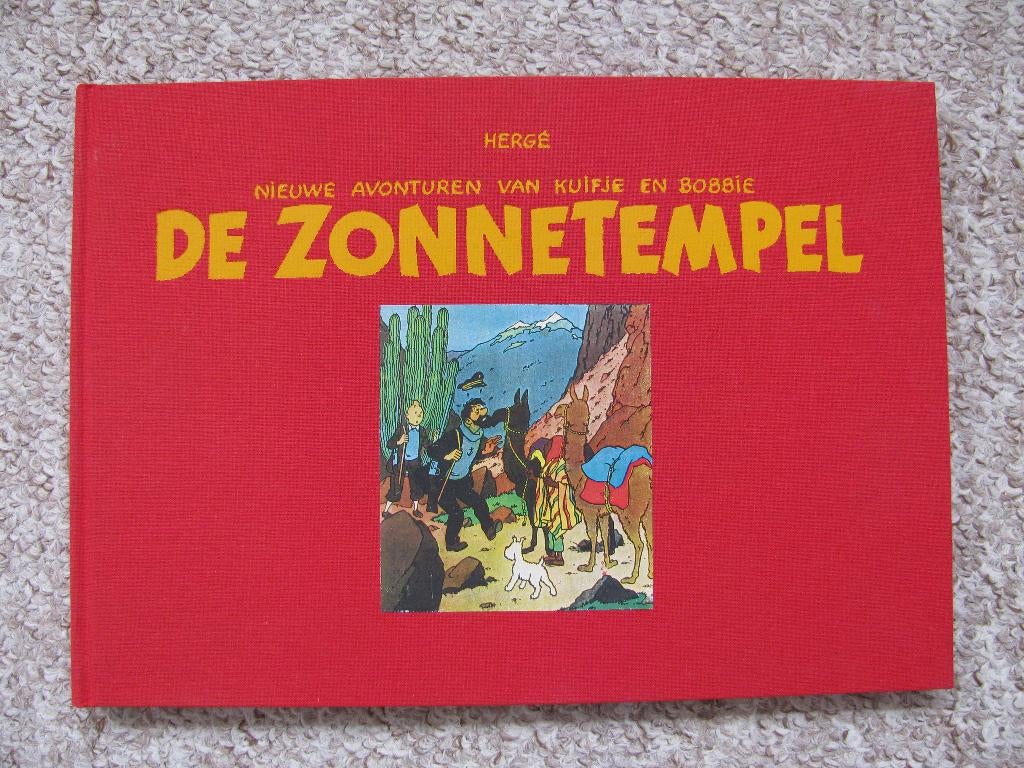 Kuifje - De Zonnetempel - gelimiteerde (1/30) hardcover 1995, Eén stripboek, Nieuw, Ophalen of Verzenden, Herge