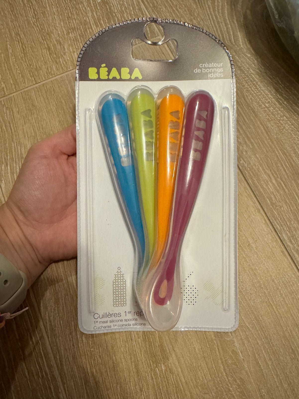 Set van 4 silicone lepels “eerste maaltijd” Beaba, Ophalen, Nieuw, Overige typen, Overige merken