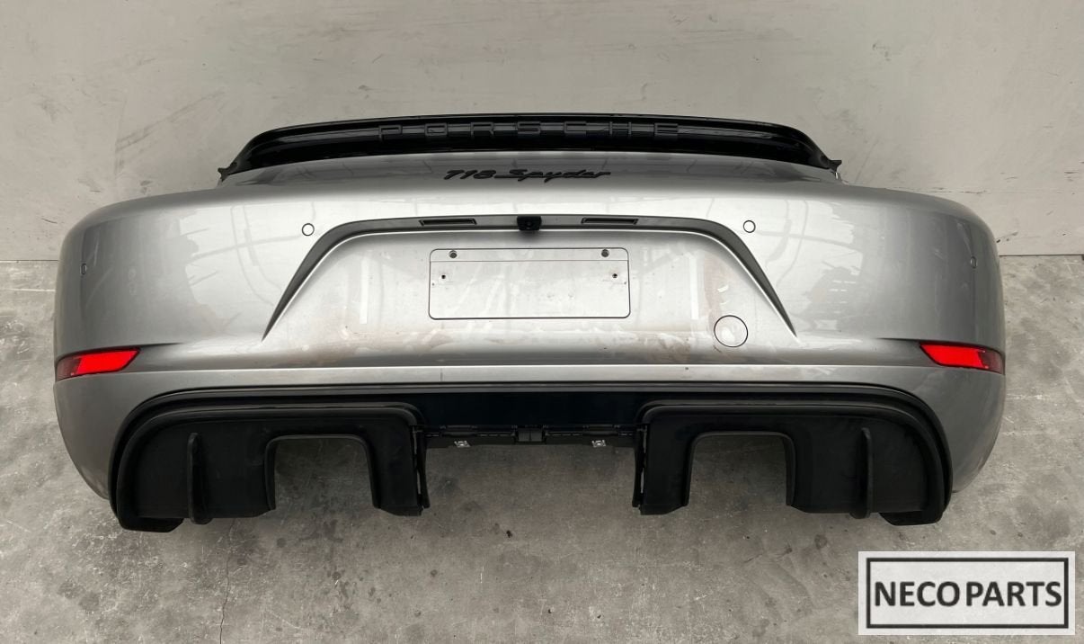 PORSCHE 718 982 BOXSTER SPYDER GT4 ACHTERBUMPER ORIGINEEL, Autos : Pièces & Accessoires, Carrosserie & Tôlerie, Haillon arrière