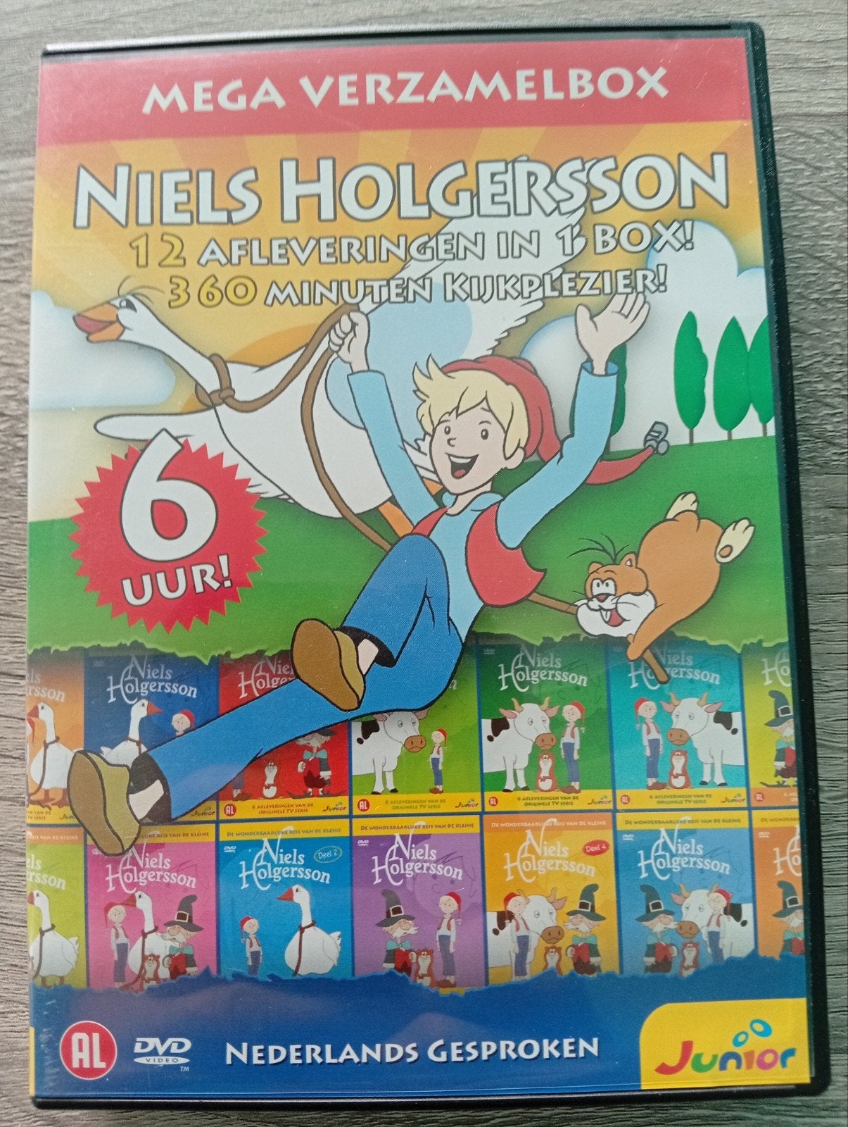 Boîte de collection Mega DVD Niels Holgersson, CD & DVD, DVD | TV & Séries télévisées, Enlèvement ou Envoi, Comme neuf, Autres genres