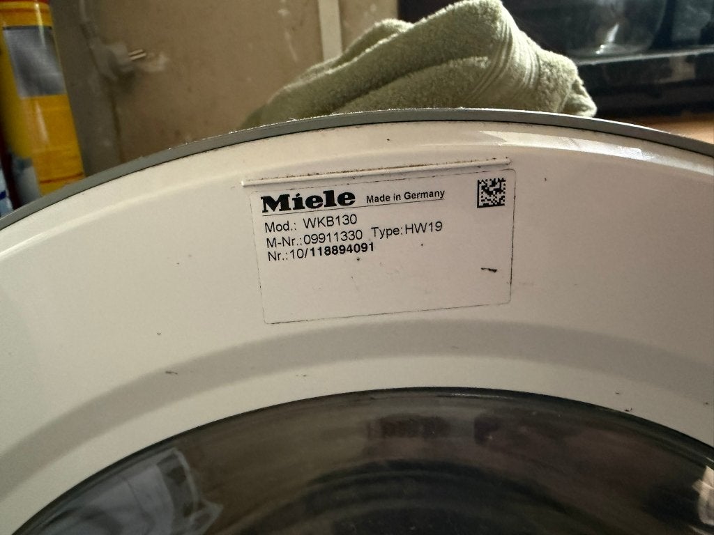 Miele Wasmachine, Elektronische apparatuur, Ophalen, Gebruikt, Voorlader