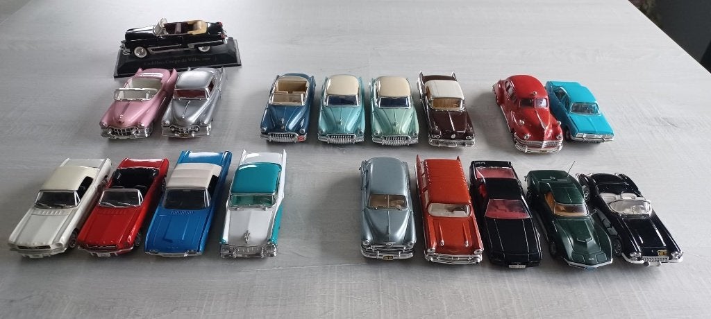 Lot de voitures américaines (1:43), Ophalen, Auto, Overige merken