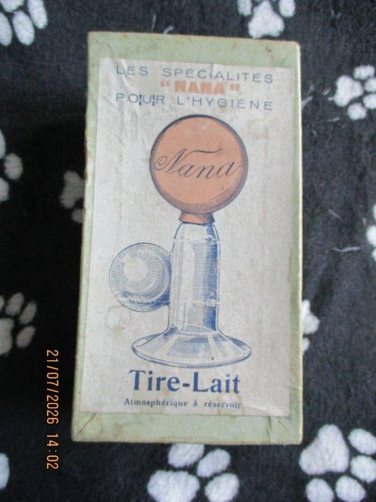 tire-lait de 1950 : allaitement. antiquité., Enfants & Bébés, Enlèvement ou Envoi, Utilisé, Sans fil, Tire-lait